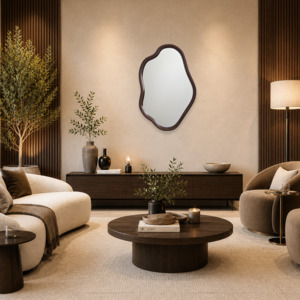 Forma Walnut Mirror