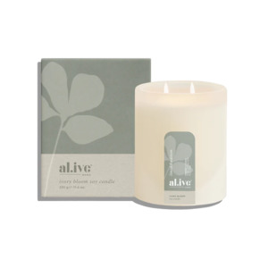 Al.ive Ivory Bloom Soy Candle