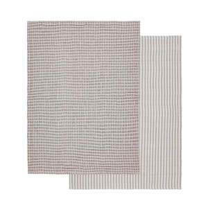 Homeware: Heritage Stripe Cotton Tea Towel 2pcs Set