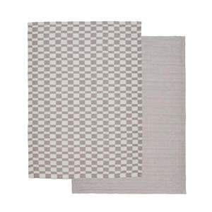 Heritage Check Cotton Tea Towel 2pcs Set