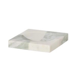 Amalfi Sachi Check Dish White & Onxy