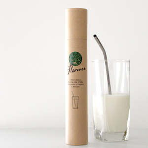 Eco Living: Stainless Steel Drinking Straws & Brush