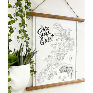 NZ Surf Quest Scratch Map