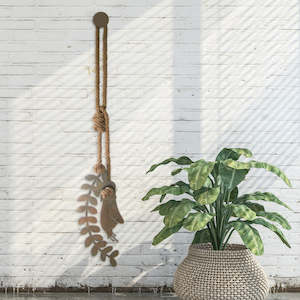 Wall Art: Corten Steel - Kowhai Flower