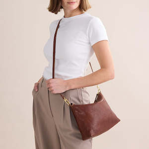 Augusta Crossbody Bag Cognac