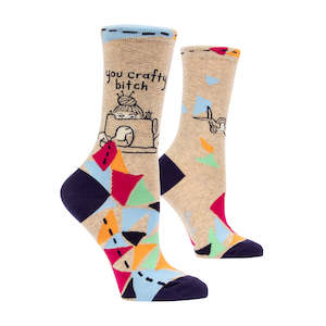 Under 50: You Crafty B*tch Womens Socks