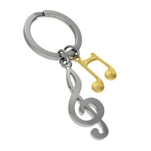 Keychains: Keyring - Musical Notes