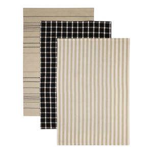 Woven Tea Towel 3pk