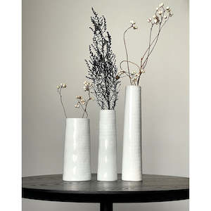 Ceramics: Porcelain Poetry Vase