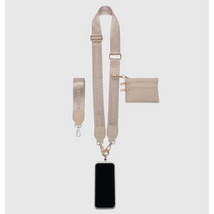 Bags: Mia Phone Converter Strap Biscotti