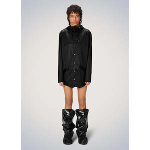 Rains - Jacket Black Grain