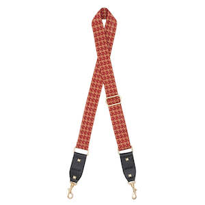 Antler: Antler Bag Strap Houndstooth Rust