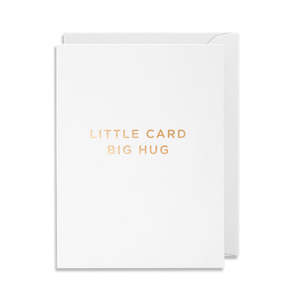 Cards 1: 'Little Card Big Hug' Embossed Small Card