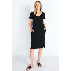 Rachel Midi Dress Black