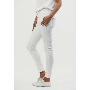 IS - Classic Button Fly Jean White
