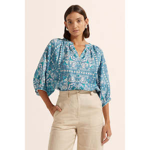 Zoe Kratzmann: ZK Hanker Top Sapphire Tile