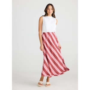 Sicily Skirt Porto Stripe