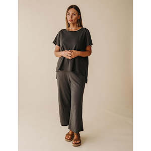 Sale: Seascape Organic Cotton Flow Pant Black Sand