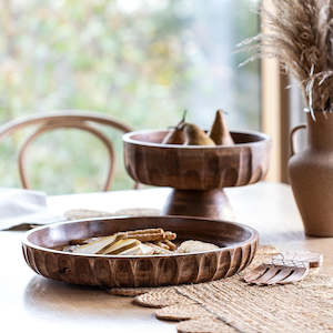 Serving Table: Kenya Round Tray