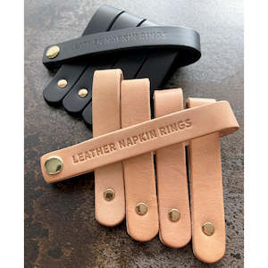 Serving Table: Leather Napkin Ring