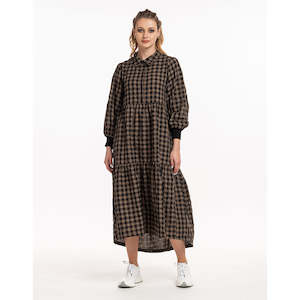 XLAB - Silver Snowflakes Dress Check