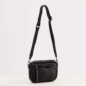 For Her: Camera Crossbody Bag Black