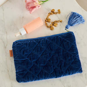Juju Co: Ocean Dreamer Velvet Cosmetic Bag