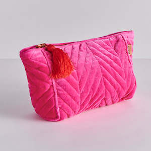 Juju Co: Me & You Velvet Toiletry Bag
