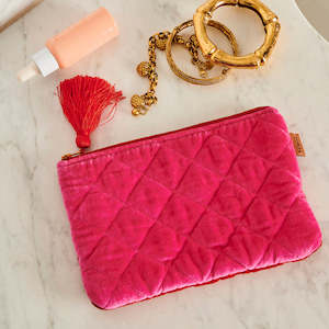 Juju Co: Me & You Velvet Cosmetics Purse