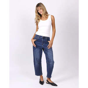 Pants: Toni Barrel Jean Blue