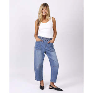 Leo Barrel Jean Blue