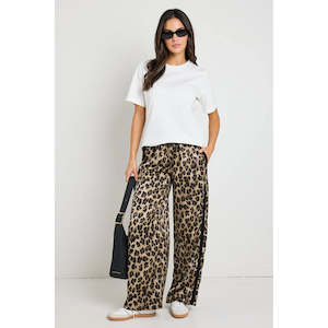 Pants: Townie Animal Satin Pants