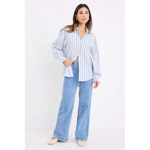 Connection Blue Stripe Shirt