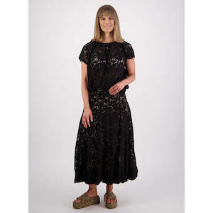 Sparkle Skirt Black