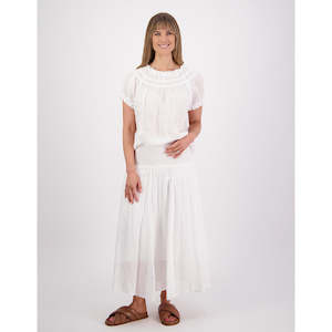 Skirts: Parson Skirt White