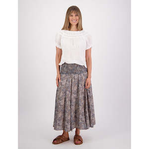Skirts: Pandora Skirt Denim Daisy