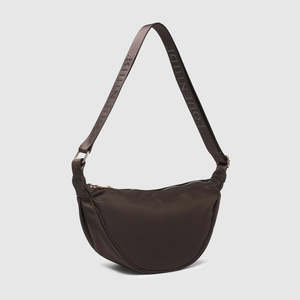 Bags Wallets: Sylvia Nylon Crossbody Bag Chocolate