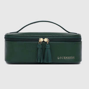 Bags Wallets: Fifi Cosmetic Case Forest Green