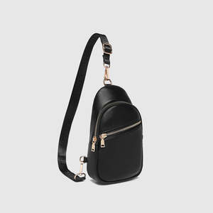 Bags Wallets: Baby Bella Sling Bag Black