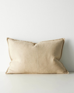 Homewares Living: Como Cushion Sandstone 40x60cm