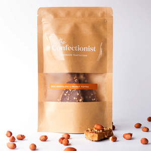Kitchen Table: Milk Chocolate & Peanut Toffee 100g Pouch