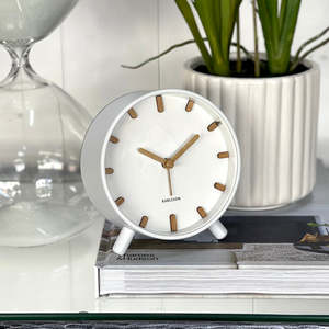 Grace Alarm Clock White