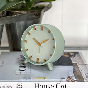 Room Decor: Grace Alarm Clock Grayed Jade