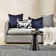 Isla Cushion Black 45x55 Feather Inner