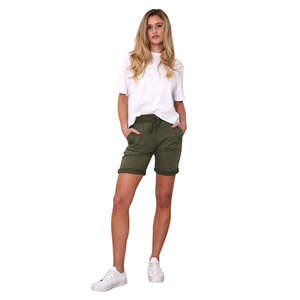 Riley Denim Short Khaki