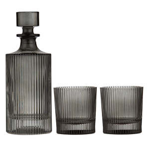 Glassware: Cyrus Charcoal 3pc Whisky Set