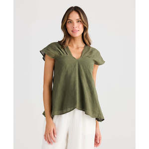 Sail Away Top Olive