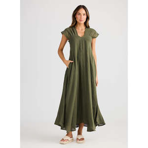 Holiday: Sail Away Dress Olive