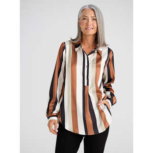 Apparel: Astrid Shirt Oakley Stripe