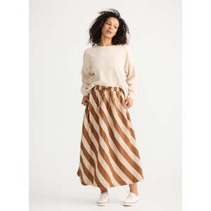 Apparel: Nadia Skirt Sienna Stripe